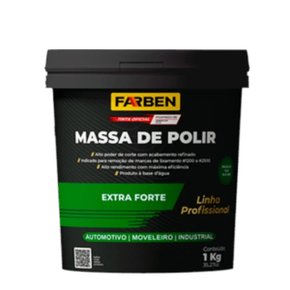 Massa de Polir Extra Forte 1KG FARBEN