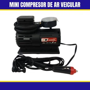 Mini Compressor De Ar Veicular Portatil 12V SW
