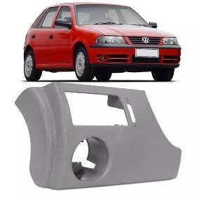 Moldura Esquerda Painel Gol Parati Saveiro G3 2000 a 2005 Cinza Flanel  