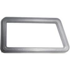 Moldura Maçaneta Interna Gol Santana Parati Saveiro Voyage 1986 a 1996 Cinza Direito Passageiro