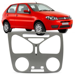 Moldura Painel Central Sem Ar Condicionado Palio Strada Siena Cinza 
