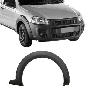 Moldura Paralama Dianteiro Strada Working Trekking Hard Working 14 a 21 Cinza Texturizado Direito Caroneiro