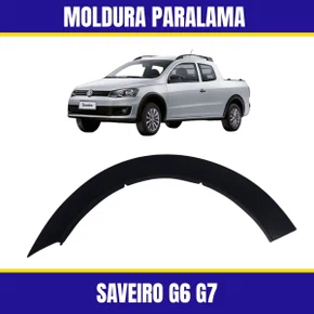 Moldura Paralama Traseiro Saveiro G5 G6 Trend/Trooper 2010 a 2016 Direito