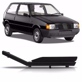 Moldura Puxador Porta Uno Elba Fiorino 1985 a 2013 Preto Direito