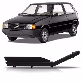 Moldura Puxador Porta Uno Elba Fiorino 1985 a 2013 Preto Esquerdo