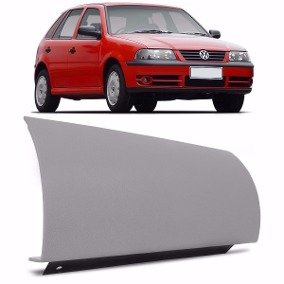 Moldura Tampa Painel Air Bag Gol Parati Saveiro G3 2000 a 2005 Cinza Flanel  