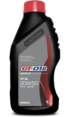 Oleo Para Moto 4t 20w50 Mineral GT OIL 1 Litro
