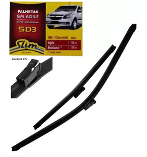 Palheta Dianteira Agile Montana 2010 a 2020 DYNA