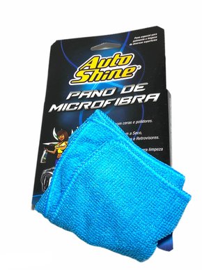 Pano Toalha de Microfibra Azul 40x40  AUTOSHINE
