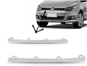 Par Friso Grade Dianteiro Fox 2015 a 2019 Cromado Direito e Esquerdo