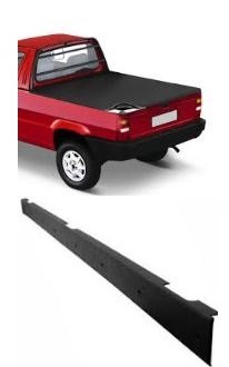 Par Friso Protetor Bordas Laterais Fiorino 1988 a 1994 Preto