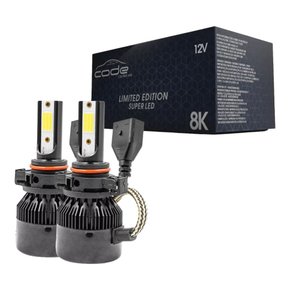 Par Lâmpada Super Led H16-1 8000K 12V 37W Efeito Xênon - Code
