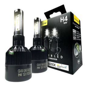Par Lâmpada Super Led H4 6000K 12V 37W CODE