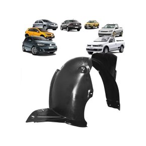 Parabarro Proteção Interna Paralama Gol Voyage Saveiro G5 G6 G7 2009 a 2021 Dianteiro Esquerdo Motorista 
