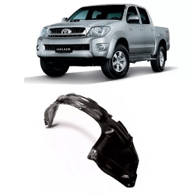 Parabarro Proteção Interna Paralama Hilux Srv 2005 a 2008 Dianteiro Direito Passageiro