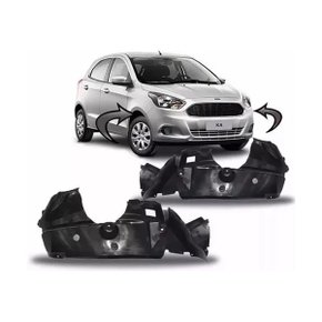Parabarro Proteção Interna Paralama Ka Hatch Sedan 2015 a 2022 Dianteiro Esquerdo Motorista