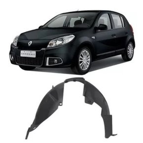 Parabarro Proteção Interna Paralama Sandero 2008 a 2014 Dianteiro Esquerdo Motorista 