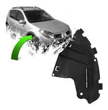 Parabarro Proteção Interna Paralama Sandero 2008 a 2014 Parte Frontal Esquerdo Motorista  