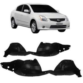 Parabarro Proteção Interna Paralama Sentra 2007 a 2013 Dianteiro Esquerdo Motorista 