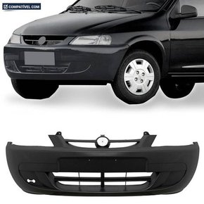 Parachoque Dianteiro Celta 2001 a 2006 Preto Texturizado