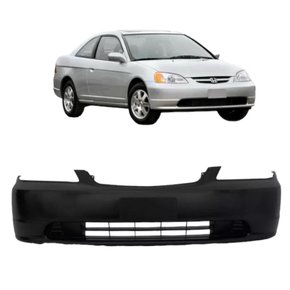 Parachoque Dianteiro Civic 2001 a 2003 Preto Liso 