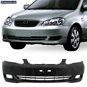Parachoque Dianteiro Corolla 2005 a 2008 Preto Liso