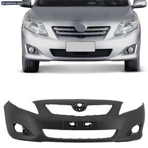 Parachoque Dianteiro Corolla 2008 a 2011 Preto Liso