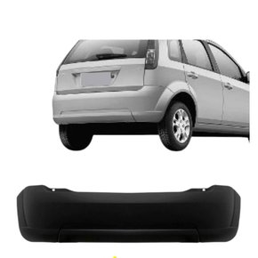 Parachoque Traseiro Fiesta 2008 a 2014 Preto Liso