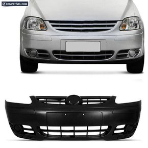 Parachoque Dianteiro Fox 2003 a 2007 Preto Liso