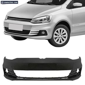 Parachoque Dianteiro Fox Spacefox 2014 a 2020 Preto Liso