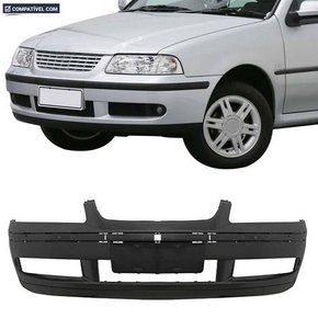 Parachoque Dianteiro Gol Parati Saveiro G3 2000 a 2002 Preto Liso