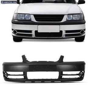 Parachoque Dianteiro Gol Parati Saveiro G3 2003 a 2005 Preto Liso