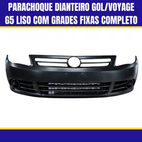 Parachoque Dianteiro Gol/Voyage G5 Liso Com Grades Fixas Completo