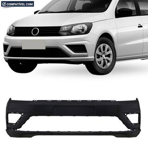Parachoque Dianteiro Gol Voyage G8 2018 a 2020 Preto Liso