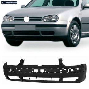 Parachoque Dianteiro Golf 1999 a 2007 Preto Liso