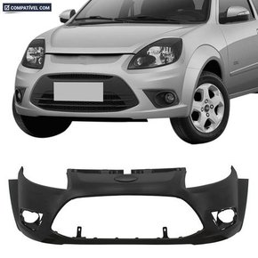 Parachoque Dianteiro Ka 2012 a 2014 Preto Liso