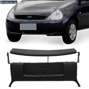 Parachoque Dianteiro Ka Central 2003 a 2007 Preto Texturizado