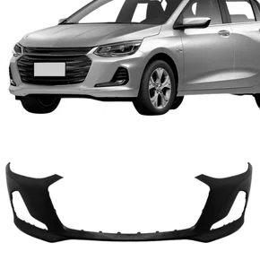 Parachoque  Dianteiro Onix Hatch/Plus Apos 2019 preto Liso Com e Sem Sensor
