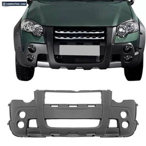 Parachoque Dianteiro Palio Weekend Strada Adventure Locker 2009 a 2013 Cinza Parcial Texturizado