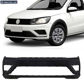 Parachoque Dianteiro Saveiro G8 2017 a 2020 Preto Liso