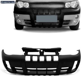 Parachoque Dianteiro Strada Adventure Trekking Restyling 2005 a 2012 Preto Texturizado