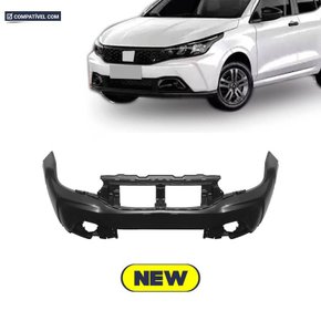 Parachoque Dianteiro Superior Fiat Argo 2022 a 2024 Preto Liso