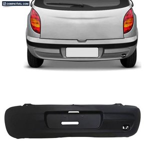 Parachoque Traseiro Celta 1999 a 2006 Preto Liso