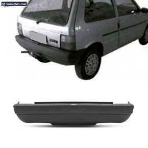 Parachoque Traseiro Uno 1984 a 1999 Preto Texturizado