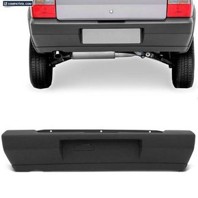 Parachoque Traseiro Uno Economy 2008 a 2011 Cinza Texturizado