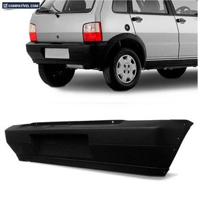 Parachoque Traseiro Uno Way 2005 a 2013 Preto Texturizado