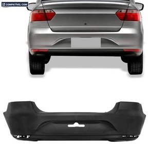 Parachoque Traseiro Voyage G6 G7 G8 2013 a 2021 Preto Liso