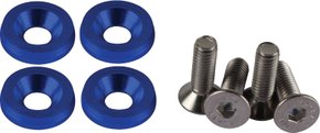 Kit Parafuso De Placa Aluminio Azul (m6) P2