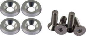 Kit Parafuso De Placa Aluminio Prata (m6)