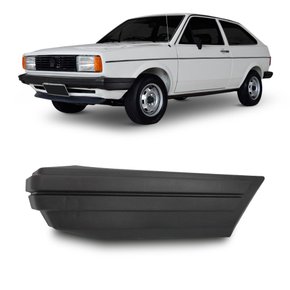 Ponteira Parachoque Dianteiro Gol Parati Saveiro 1984 a 1986 Cinza Esquerdo